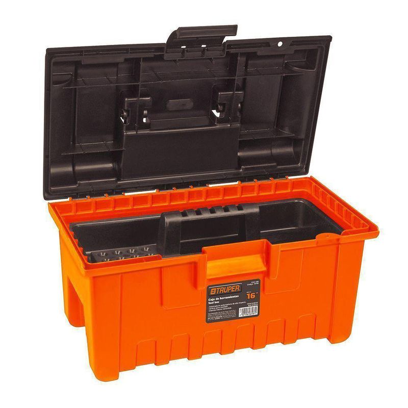 Caja de Herramientas Plástica 16 Plg - Truper