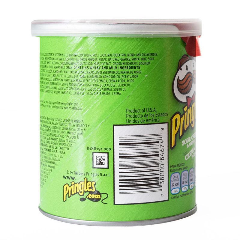 Pringles Crema Y Cebolla Pequeño 40 G