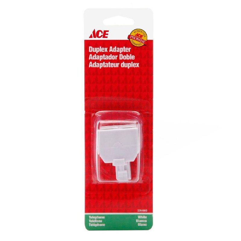 Adaptador Dúplex RJ11 Divisor Telefónico