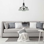 Lámpara Colgante 'Colonial' Negra 3Bombillosx60Wmax - Zlumini