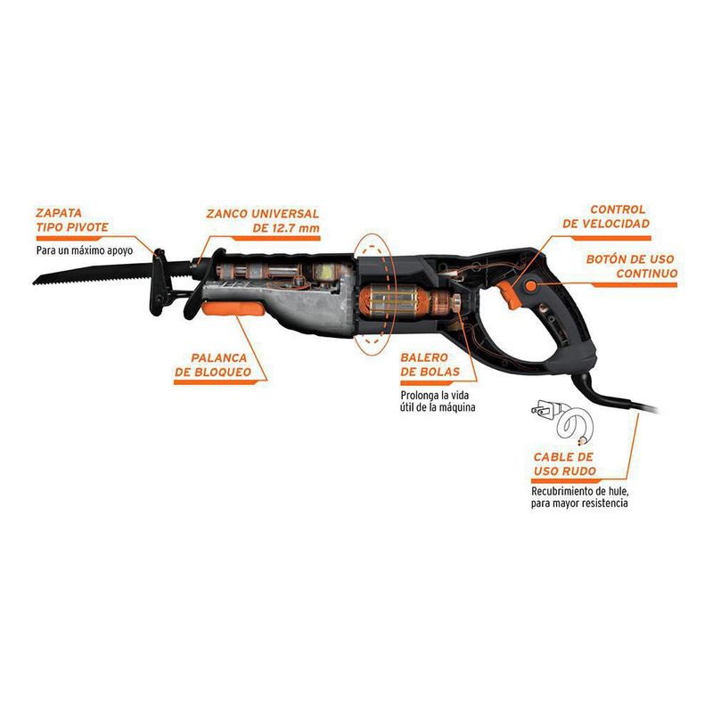 Sierra de Sable de 900 W - Truper