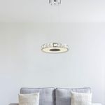 Lámpara Colgante Led Cristales 42 Cm - Z