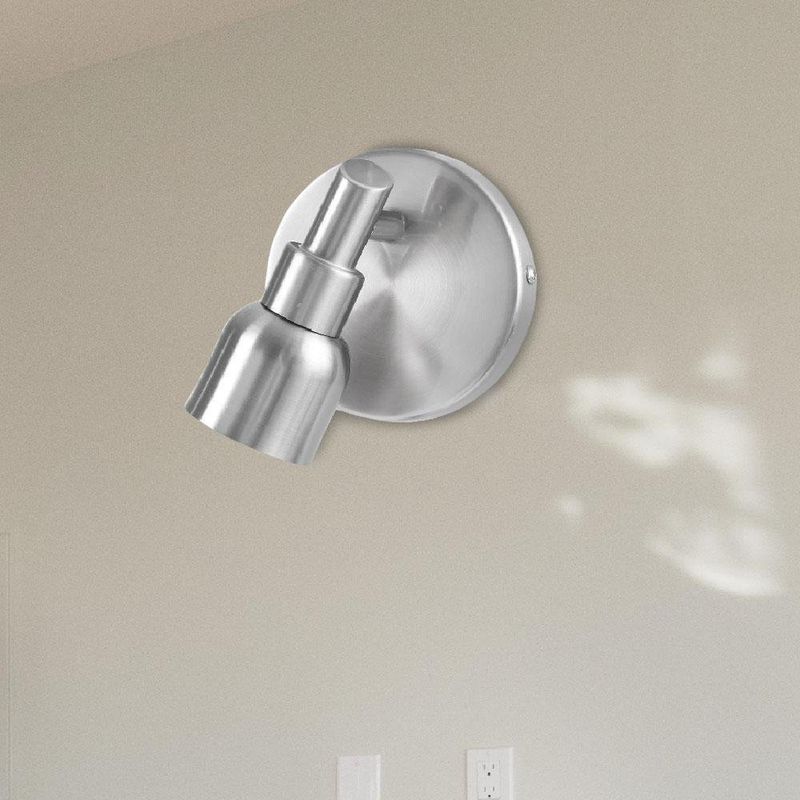 Lámpara De Techo Pared Satín Niquelado 50W - Z