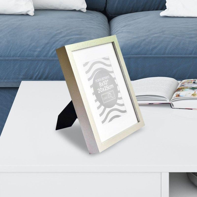 Marco para Foto Plateado