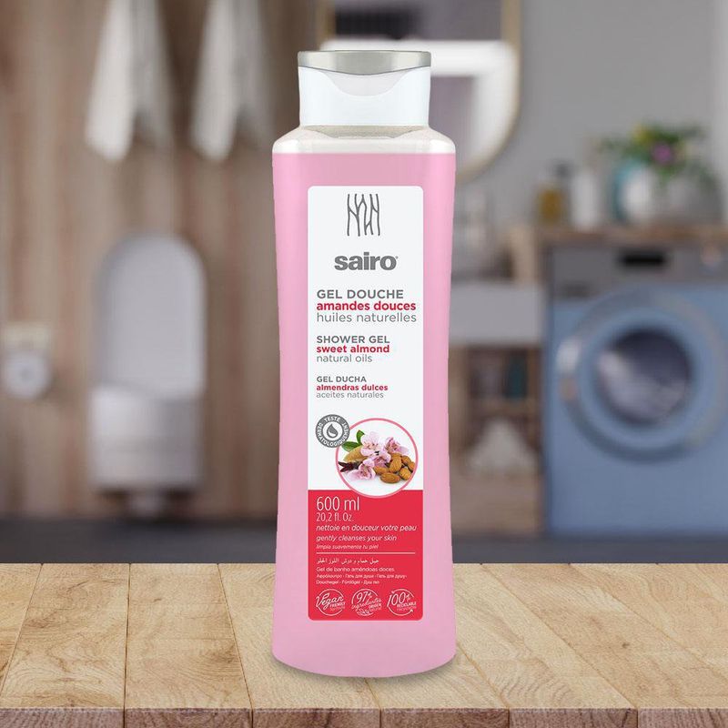 Gel De Ducha Almendras Dulces De 600 Ml - Sairo