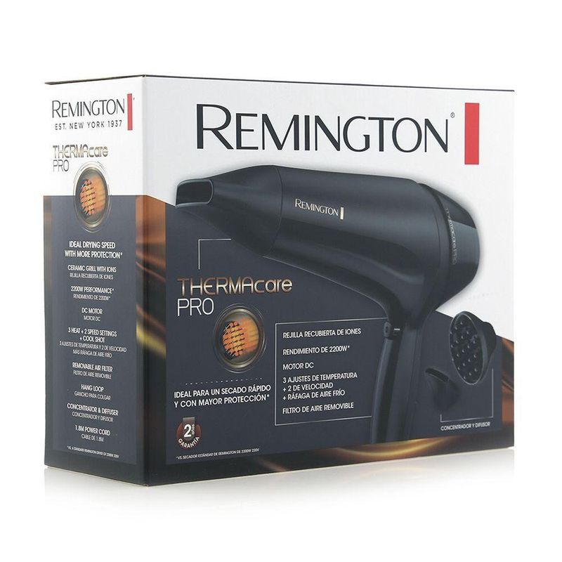 Secadora De Pelo Con Barril De Cerámica - Remington