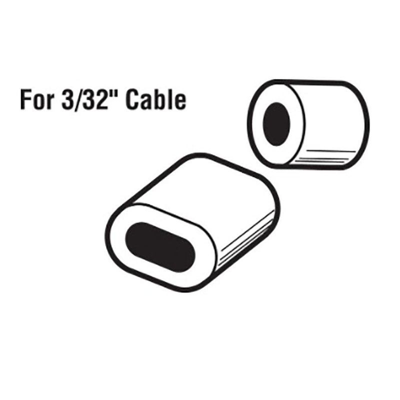 Seguros Para Cable De 3/32 Plg 4 Pzas - Door Products Inc.