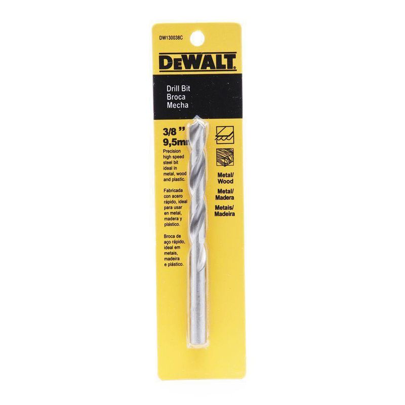 Broca para Metal/Madera 3/8 x 5 Plg - Dewalt
