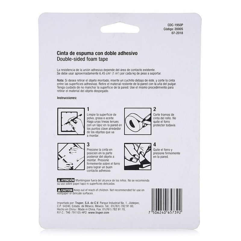 Cinta-De-Montaje-3-4-Plg-X-5-Yardas---Pretul