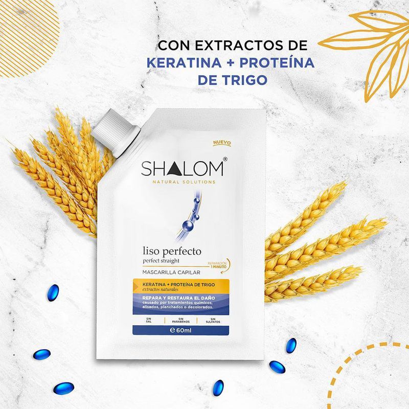 Mascarilla Capilar Liso Perfecto - Shalom