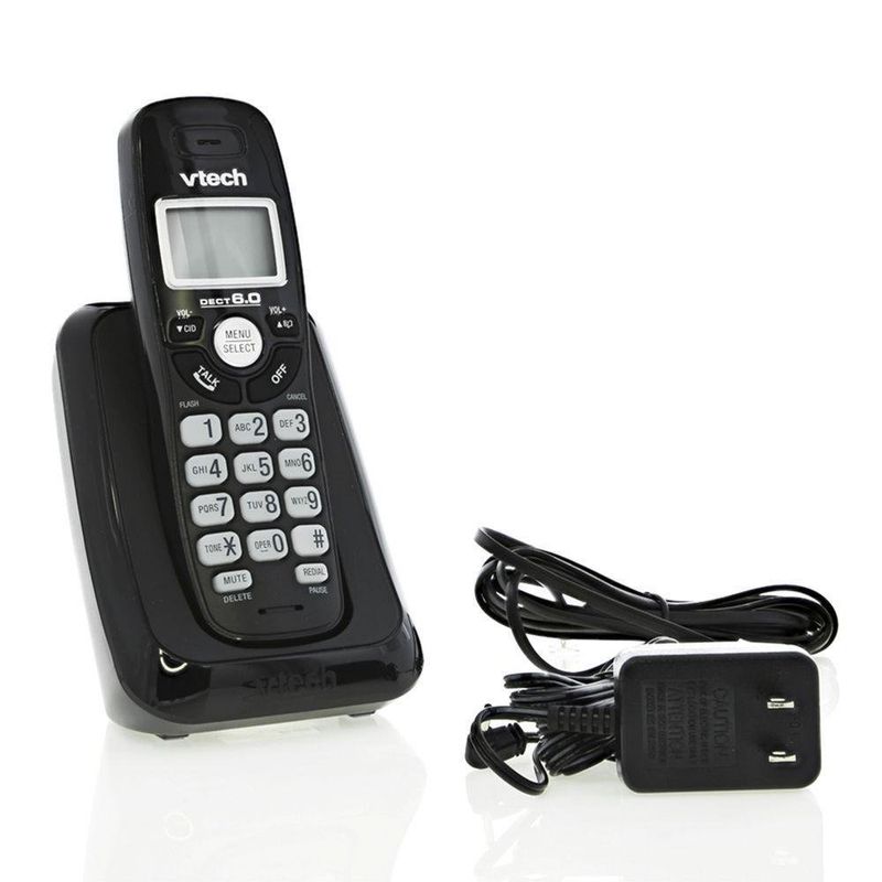 Teléfono VTech Negro sin Contestador