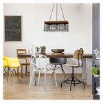 Lámpara Colgante Vintage Rectangular 3 Luces - Z
