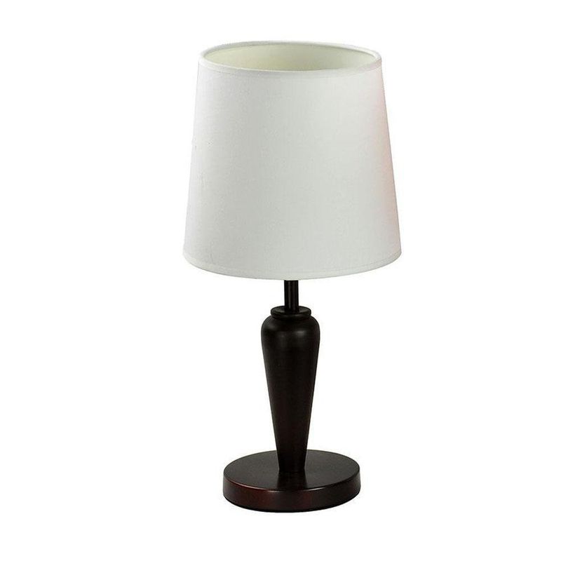 Lámpara De Mesa Clásica Negra 1 Luz 40W