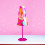 Lámpara de Mesa Infantil Gato Base Rosa 40W