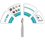Fresa de Tallado Carburo de Tungsteno 1/8 Plg