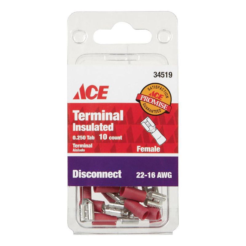 Terminal De Enchufe Hembra 0.25 A Presión De 16 A 22 Awg - Catamount