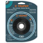 Disco Laminado Grano 40 para Pulir Metal de 4-1/2 Plg - Truper