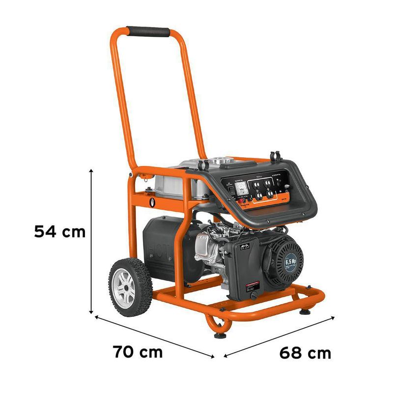 Generador de Electricidad a Gasolina 2500 W - Truper