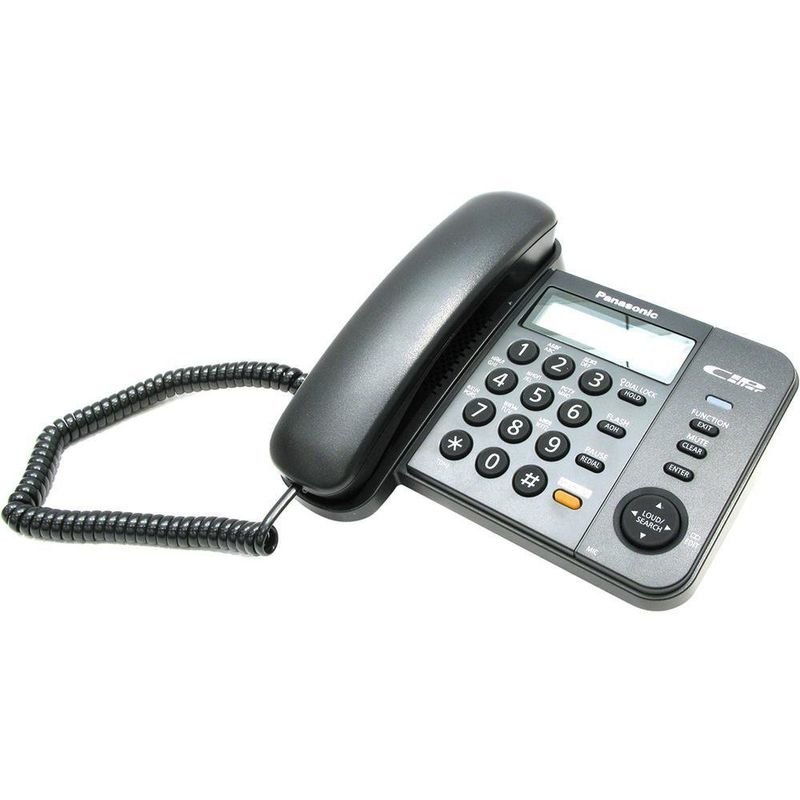 Teléfono Alámbrico Negro - Panasonic