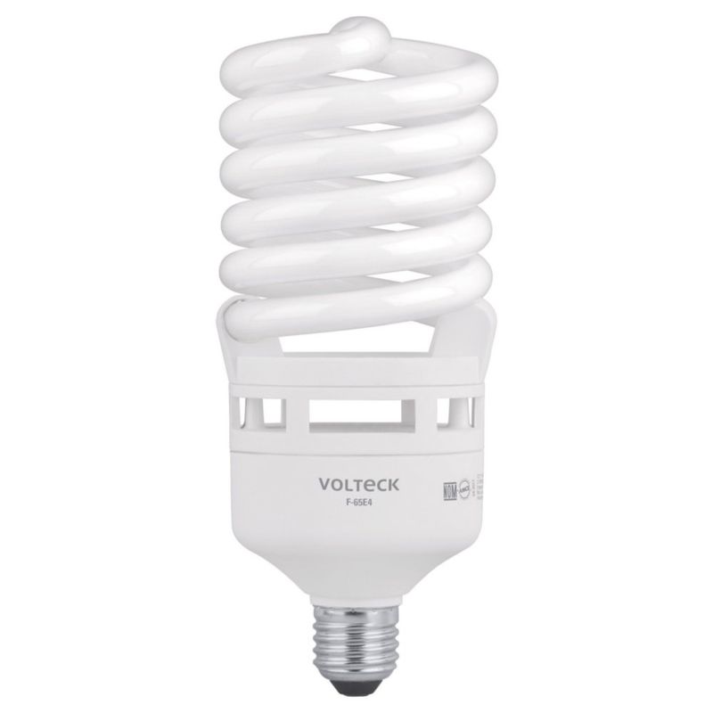 Bombilla Cfl De Alta Potencia Luz De Día 65 W - Volteck