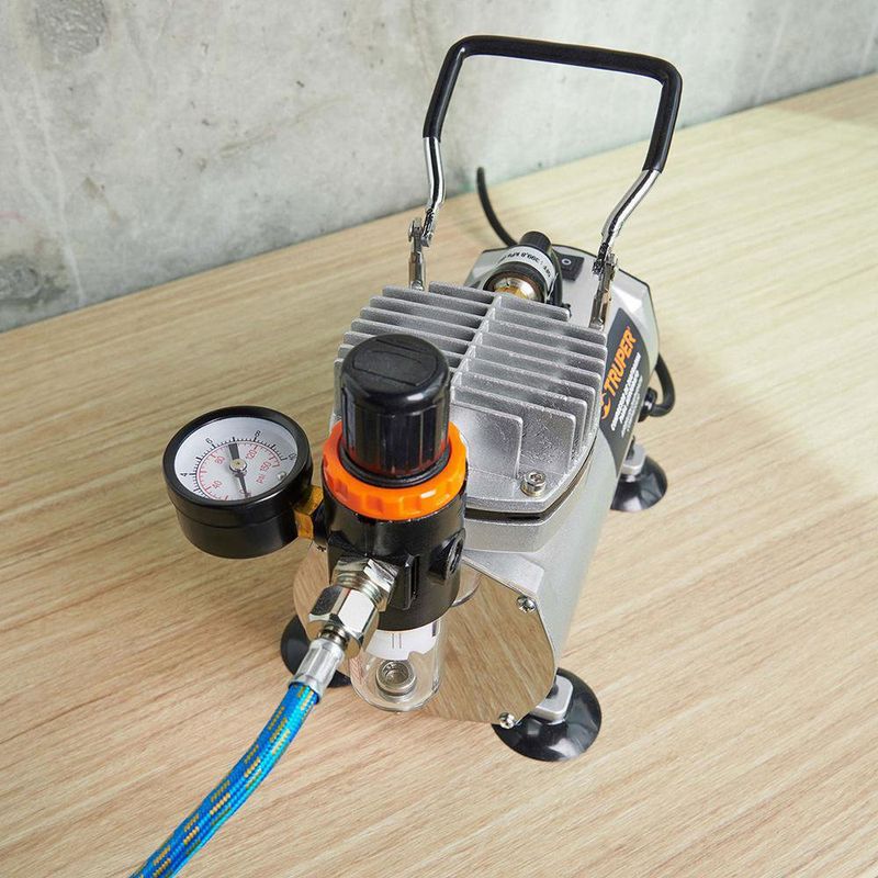 Compresor para Aerógrafo de 1/5 Hp - Truper