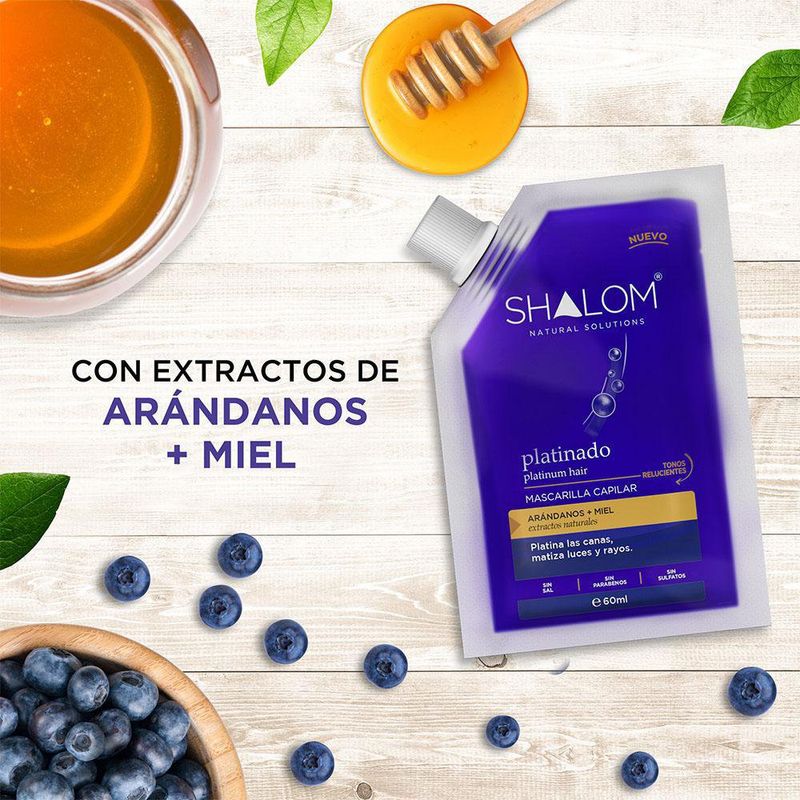 Mascarilla Capilar Platina 60 Ml