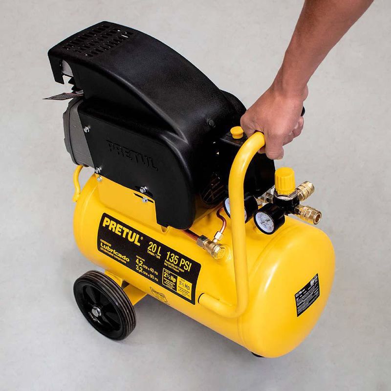 Compresor Horizontal de 20 Litros 2.5 Hp - Pretul