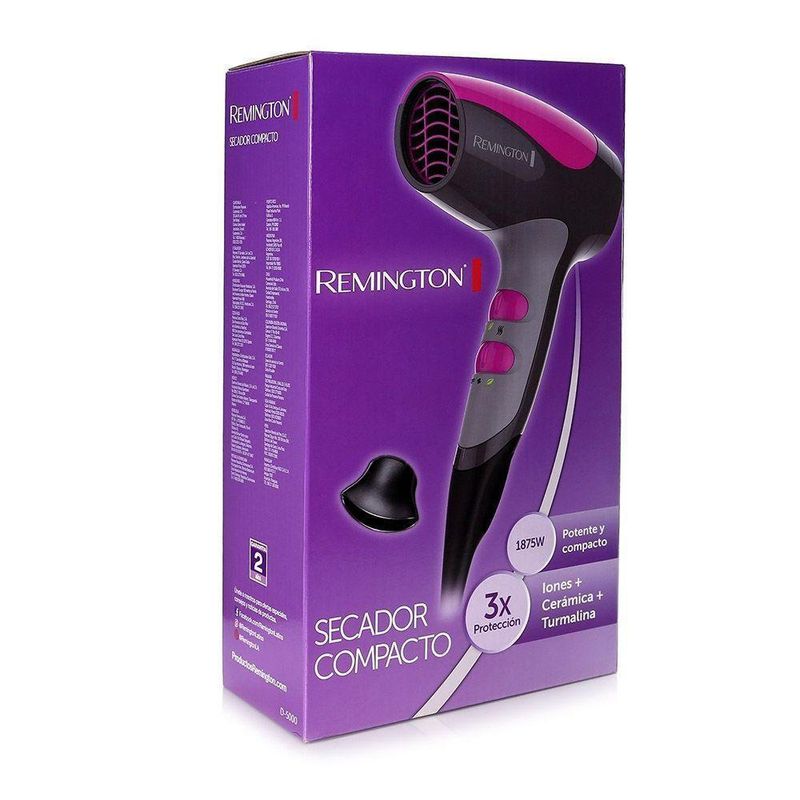 Secador Ecológico Iónico Turmalina D5000 - Remington