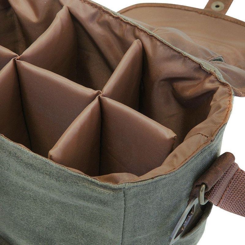 Bolsa Térmica de Lona para 6 Botellas con Abridor Integrado
