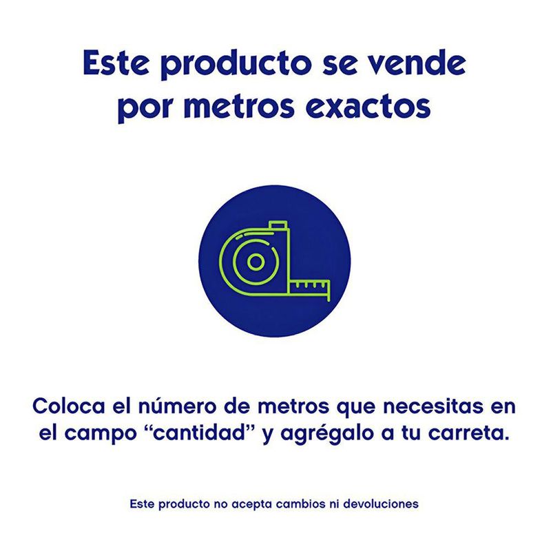 Lazo de Nylon Trenzado Blanco 1/8 Plg x 1 M