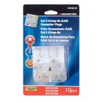Set 10 Plug Cat6 Transparentes
