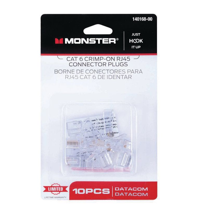Set 10 Plug Cat6 Transparentes - Ace