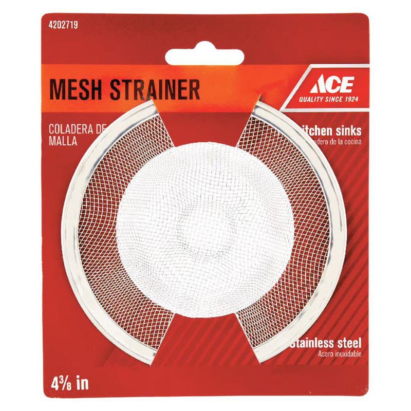 Colador de Fregadero de Acero Inoxidable  4-3/8 Plg