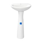 Lavamanos Torino Blanco Con Pedestal - Corona