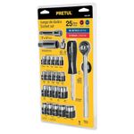 Copas y Accesorios 3/8 Plg 29 Pzas