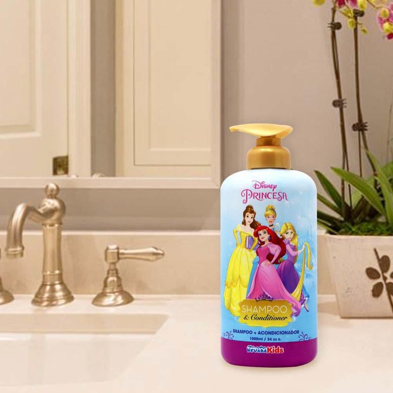 Shampoo Y Acondicionador 1000 Ml Princesas - Disney/Nevada Kids