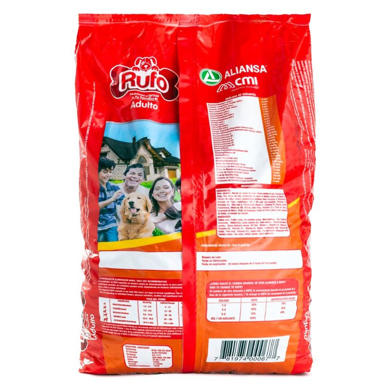 Concentrado Rufo Adulto 8.8Lb - Rufo