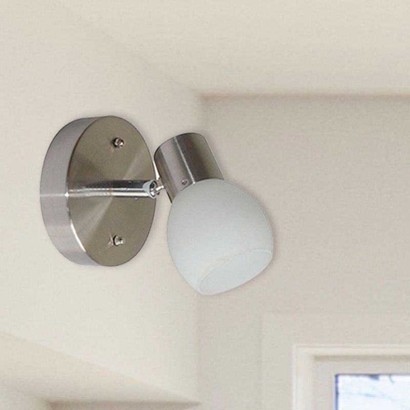 Lámpara De Techo Pared  1 Burbuja Satín Blanco 60W - Z