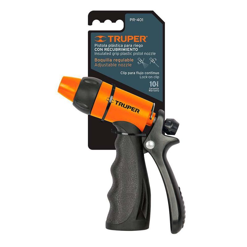 Pistola Plástica de 2 Riegos para Manguera