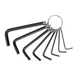 Set de 8 Llaves Allen Milimétricas Tipo Llavero