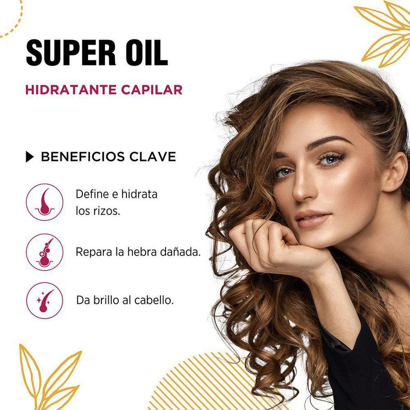 Crema Hidratante Capilar Super Oil 240Ml