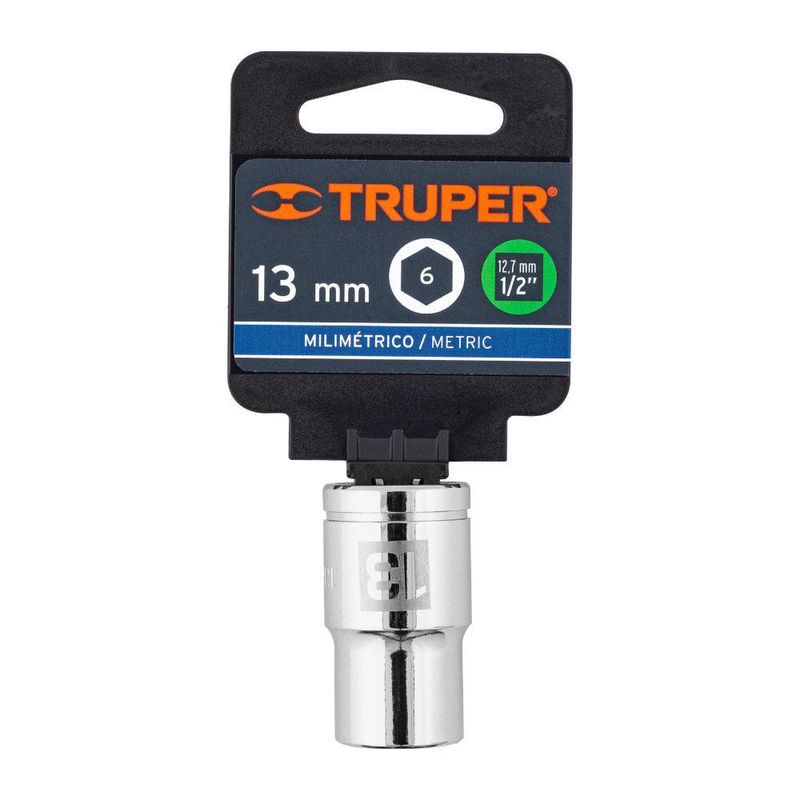 Copa 6 Puntas Raíz de 1/2 Plg - Truper Varios Tamaños