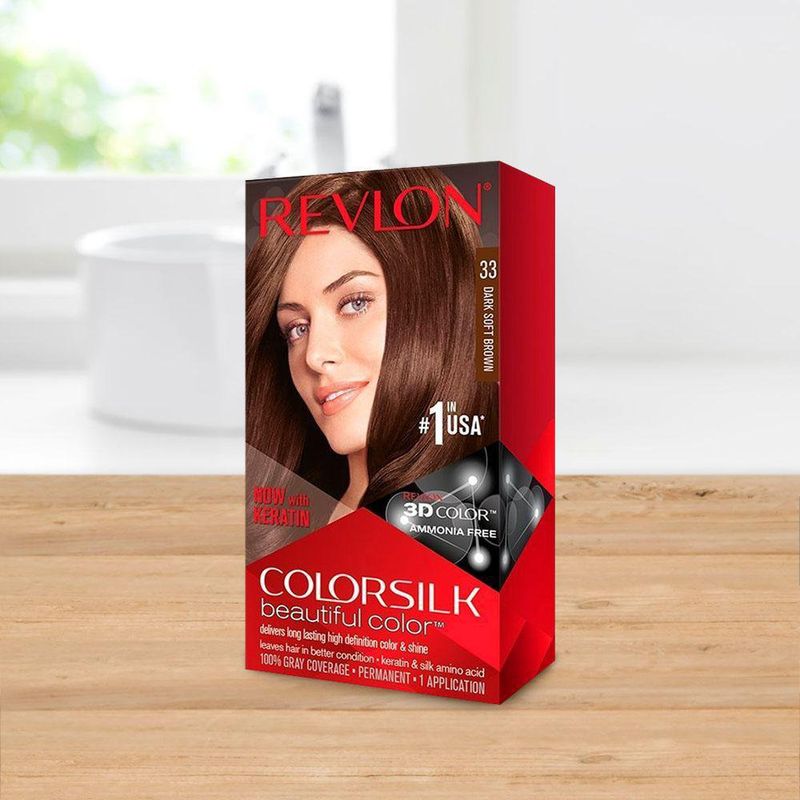 Tinte Permanente ColorSilk Castaño 33