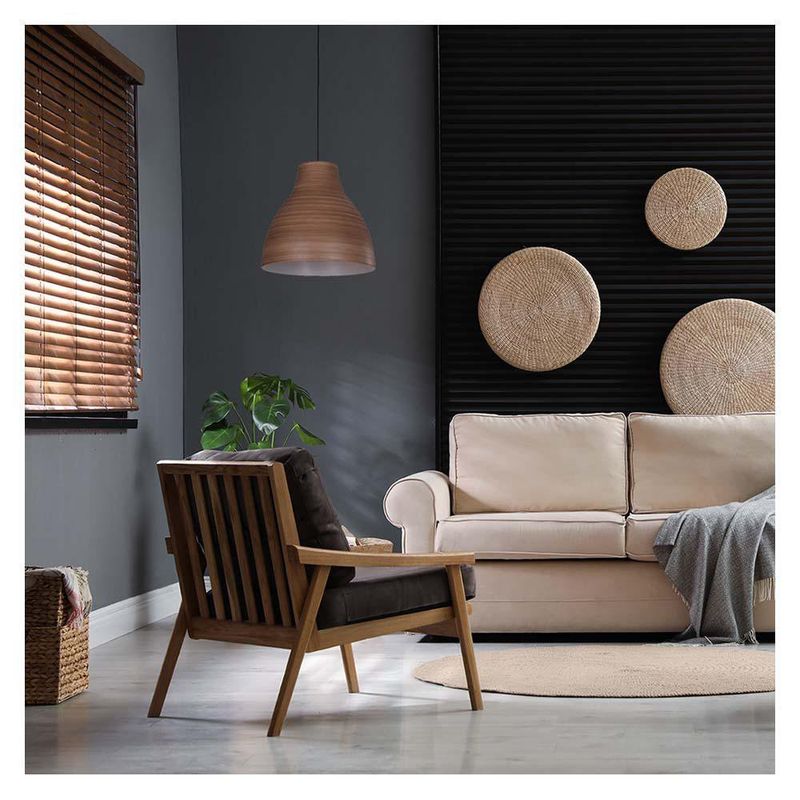 Lámpara Colgante Campana 1 Luz de 40W - Varios Colores