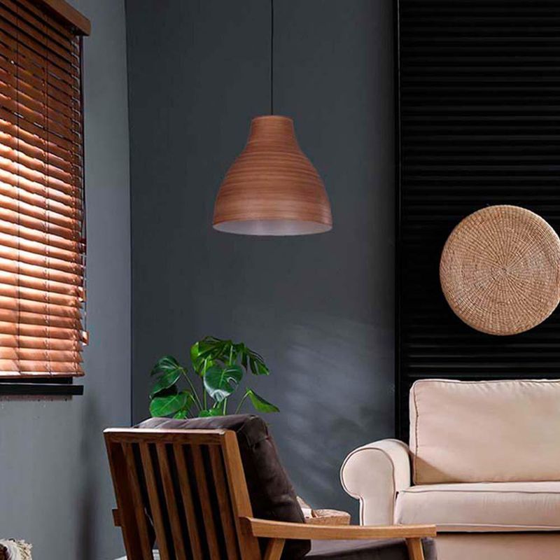 Lámpara Colgante Campana 1 Luz de 40W - Varios Colores