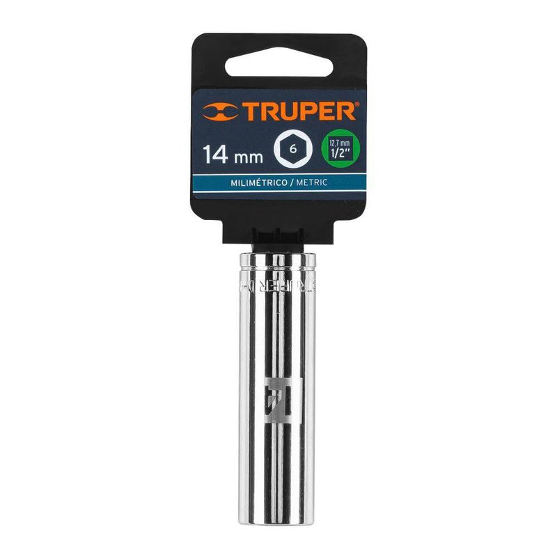 Copa Larga 6 Puntas Raíz 1/2 Plg - Truper Varios Tamaños