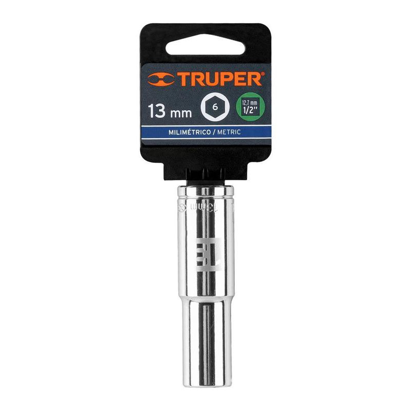 Copa Larga 6 Puntas Raíz 1/2 Plg - Truper Varios Tamaños