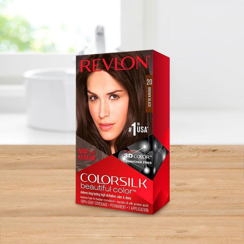 Tinte Permanente ColorSilk Castaño Negro 20