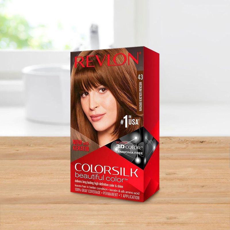 Tinte Permanente ColorSilk Castaño 43