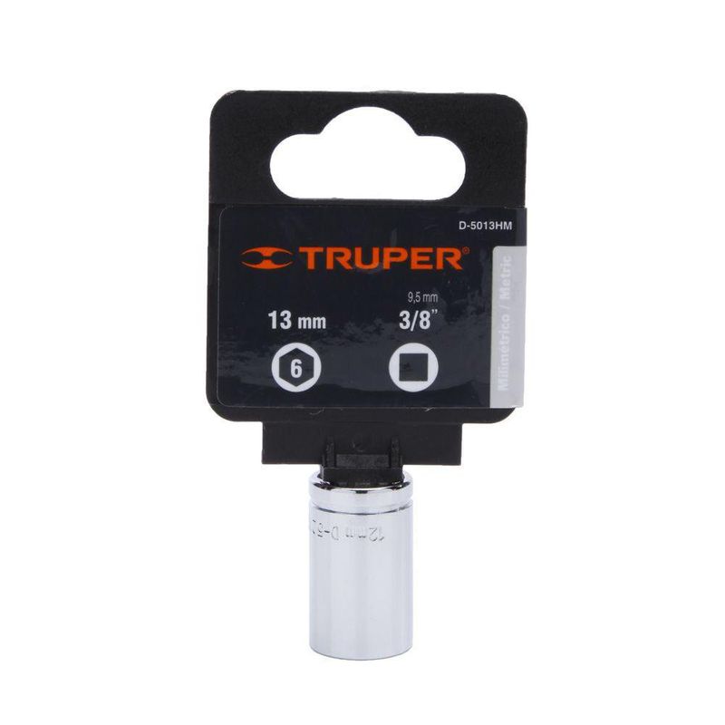 Copa Larga 6 Puntas Raíz 3/8 Plg - Truper Varios Tamaños